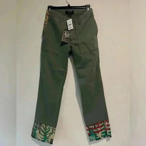Le Superbe Kush Amalgram Pant Cargo Utility Army Green Size 2 NWT